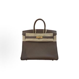 HERMES Birkin 25 Gold Hardware Women's 18 Etoupe Elephant Grey