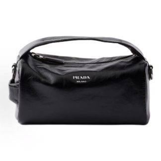 PRADA Design Fashion Trend Exquisite Craftsmanship Tote Bag Men's Black