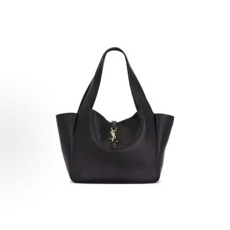 SAINT LAURENT YSL BEA Logo Hardware Tote Bag Tote Bag Shoulder Bag Women's Black