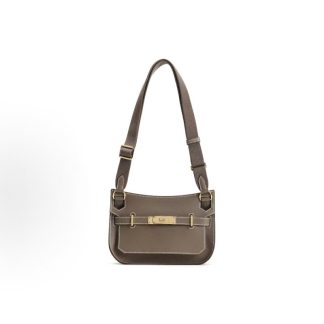 HERMES Jypsiere Gypsy Bag Crossbody Mini Women's Elephant Grey