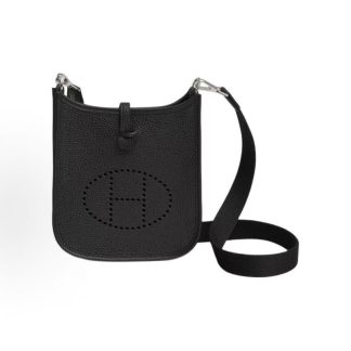 HERMES Evelyne 16 Amazone Silver Buckle Crossbody Shoulder Bag 16 Women's 89 Noir Black