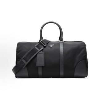 PRADA Shoulder Crossbody Travel Bag Men's Black