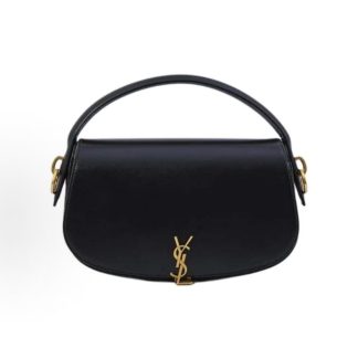 SAINT LAURENT Bronze metal hardware Tote bag Women's Black