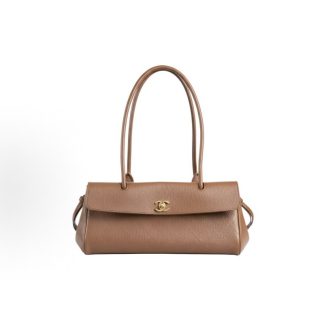 CHANEL 26S Gold Label Double C Logo Shoulder Bag