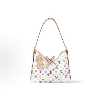 LOUIS VUITTON x Takashi Murakami Carryall Adjustable Shoulder Strap Lace, Size Small (White)