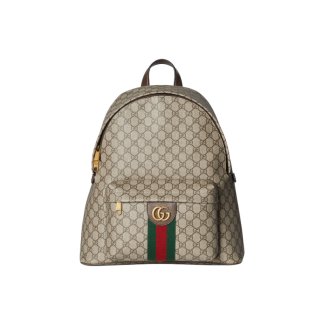 GUCCI Ophidia gold-toned backpack medium men's beige with dark