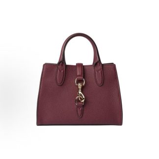 GUCCI Gucci Jackie Detachable Adjustable Shoulder Strap Hook and Closure Gucci Rosso Encora Crossbody Tote Bag Small Women's Red