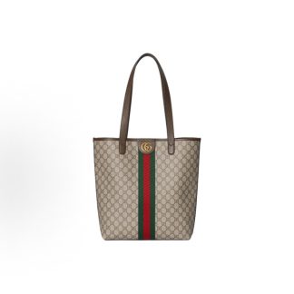 GUCCI Gucci Ophidia Distressed Monogram Tote Bag Tote Bag Shopping Bag Shoulder Bag Medium Men's Beige Patch Brown
