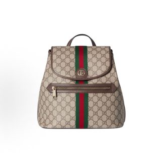 GUCCI Ophidia Hardware Backpack Medium Women's Beige Brown