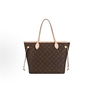 LOUIS VUITTON LV NEVERFULL MM bag, brown/light brown, bag within a bag