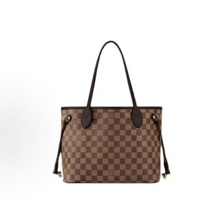 LOUIS VUITTON NEVERFULL Gold hardware accessories zip hidden pocket tote bag Tote bag shopping bag shoulder tote bag brown