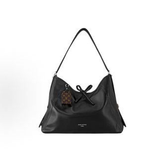 LOUIS VUITTON Carryall Dark MM Medium Black