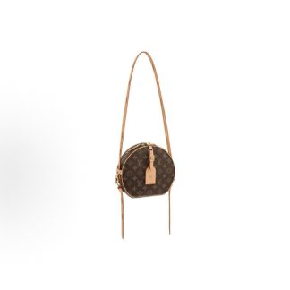 LOUIS VUITTON Soft Hat Box with All-over Monogram Print, Large Size, Brown