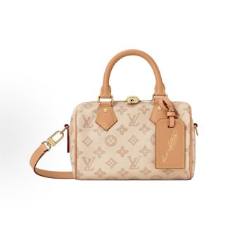 LOUIS VUITTON Speedy Bandouliere 20 Brand Logo Charm Shoulder/Crossbody/Handbag, Women's, Brown