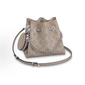 LOUIS VUITTON Bella Drawstring Closure Detachable Adjustable Detachable Shoulder Strap Bucket Bag Tote Shoulder Crossbody Bag Elephant Gray